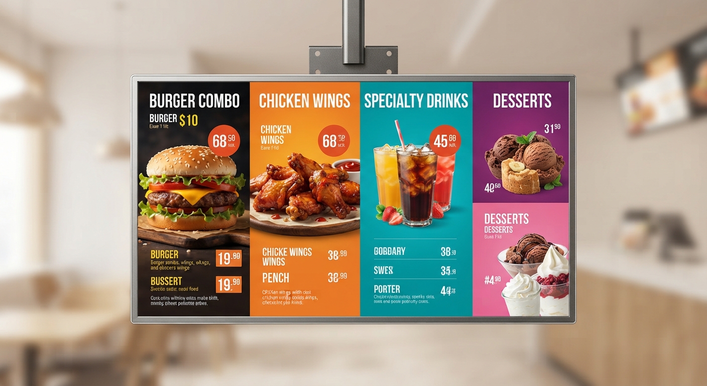 Restaurant Digital Menu Boards